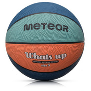 Basketball Meteor What's up 3 blau/orange