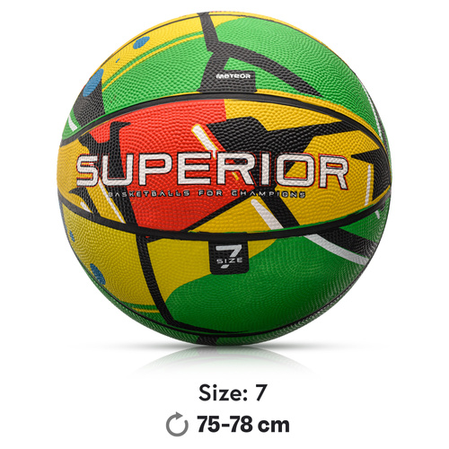 Basketball Meteor Superior Graffiti 7 multicolor