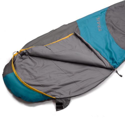 Meteor sleeping bag Trail blue/gray