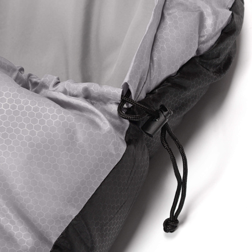Meteor Schlafsack Safari R grau/schwarz