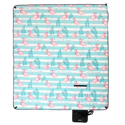 Picnic Blanket Meteor XL 180x200 cm Flamingos