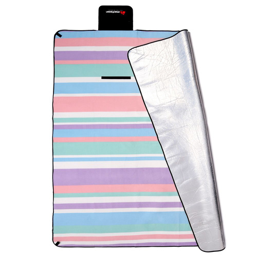Picnic Blanket Meteor XL 180x200 cm Multicolour Stripes