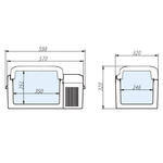 Portable refrigerator  Meteor C20