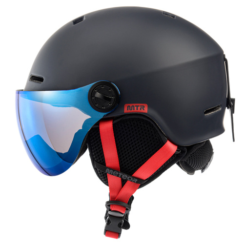 Skihelm Meteor Falven M 55-58 cm dunkelblau