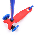 METEOR SCOOTER THREE-WHEEL WITH LED WHEELS red - blue