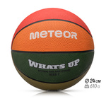 Basketball Meteor What's up 7 green/orange
