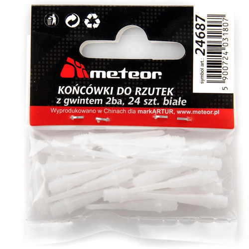 Darts Meteor set 24 components white