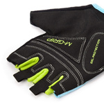 Rękawiczki rowerowe Meteor Gel GX38 XXL niebiesko-zielony