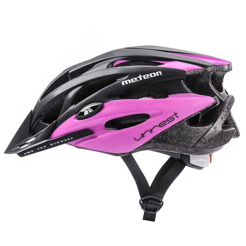 Fahrradhelm Meteor MV29 Unrest L 58-61 cm schwarz/rosa