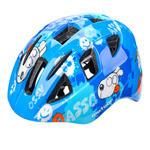 Kinderfahrradhelm Meteor PNY11 M 48-53 cm Dogs blau