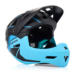 Full-face bicycle helmet Meteor Hydra M 55-58 cm black/blue