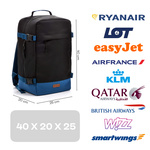 Rucksack Meteor Hermod 20 l schwarz/blau