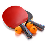 Set of 2 table tennis rackets Meteor Mistral*** and 3 balls