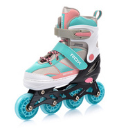 Meteor Rox L Rollerskates 38-41 rosa/hellblau