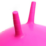 BOUNCY BALL METEOR 55 cm WITH HORN-SHAPED HANDLES