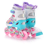 Inlineskates Meteor für Kinder S 30-33 Rainbow