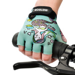 Meteor Kids M Mermaid cycling gloves
