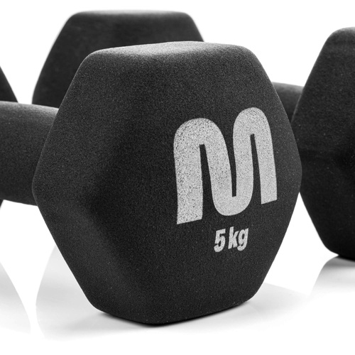 Zestaw hantli żeliwnych 2x5 kg Meteor