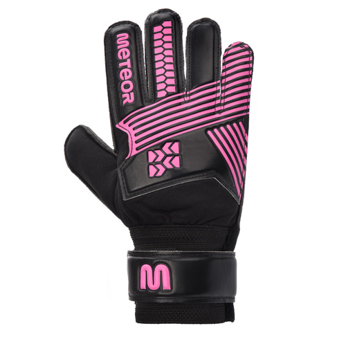 Meteor Catch goalkeeper gloves 6 black/pink