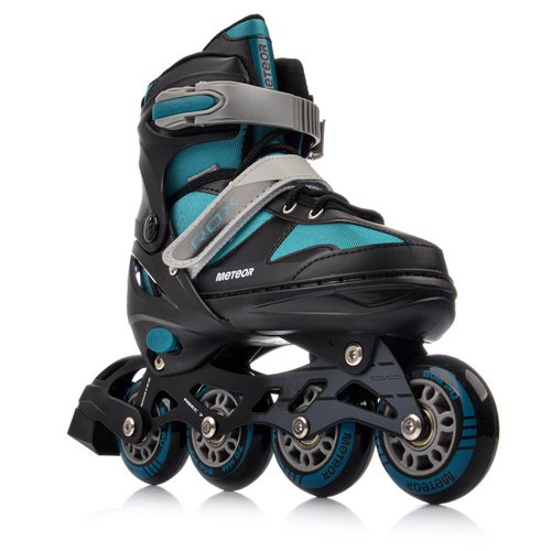 Meteor Rox M Rollerskates 34-37 türkis