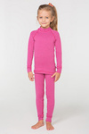 Children's thermoactive underwear Meteor 116-122 cm pink