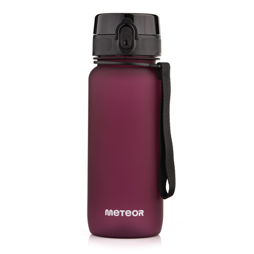 Sports water bottle Meteor 650 ml burgundy