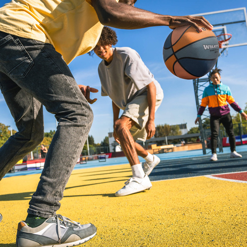 Basketball Meteor What's up 7 blau/orange