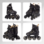 Inline skates Meteor Buzzy M 34-38 black/gold