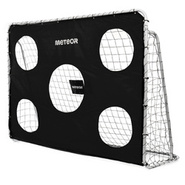 Meteor Football Goal with Target Mat 240x170x80 cm