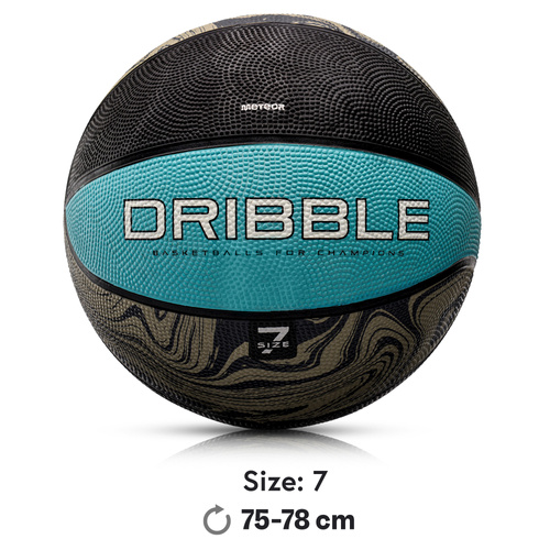 Basketball Meteor Dribble blau