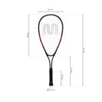 Speed Badminton Set Meteor 2 rackets, 3 ailerons