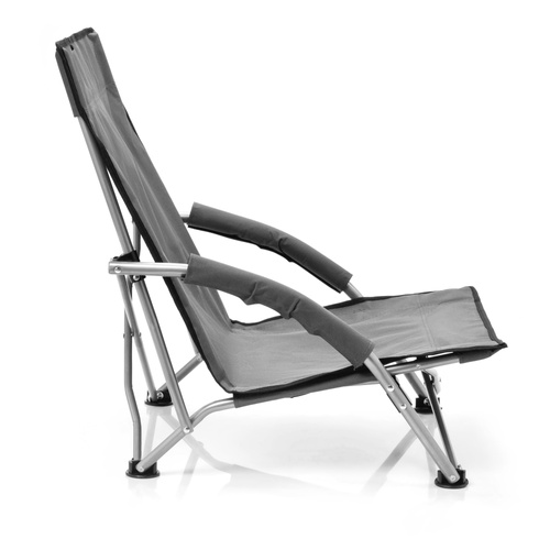 Beach deck chair Meteor Coast gray