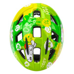 Kask rowerowy dla dzieci Meteor PNY11 M 48-53 cm Dogs zielony