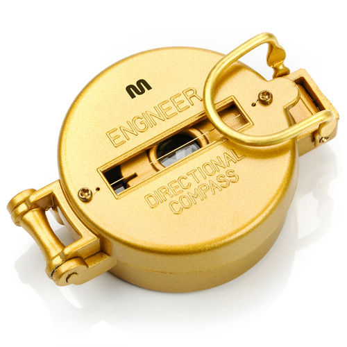 Busola metalowa okrągła Meteor