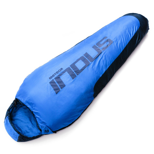 Sleeping bag Meteor Indus R navy blue / blue