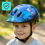Kinderfahrradhelm Meteor KS06 S 48-52 cm Alien