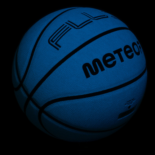 Basketball Meteor Ghost weiß/neon blau 7
