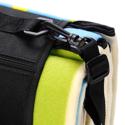 Picnic Blanket Meteor 2XL 200x200 cm Multicolor Stripes