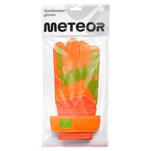 Meteor Catch 5 orange goalkeeper gloves