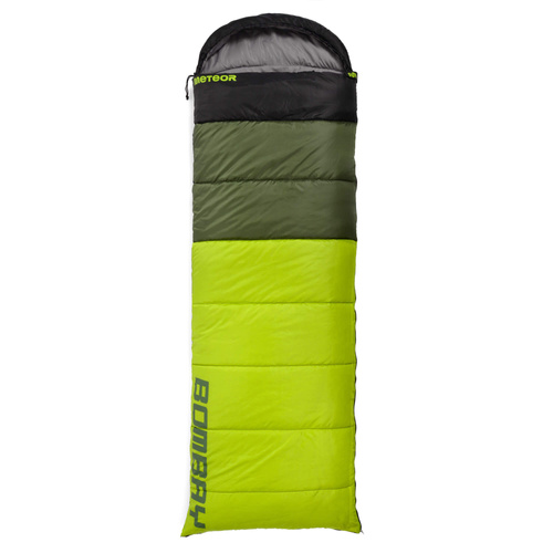 Meteor Schlafsack Bombay L Grün/Schwarz