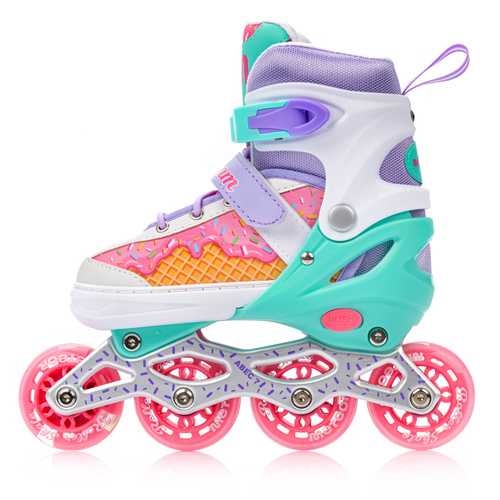 Inline skates Meteor 4in1 Cream M 34-37
