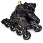 Inlineskates Meteor M 34-38 Buzzy schwarz/goldene Farbe