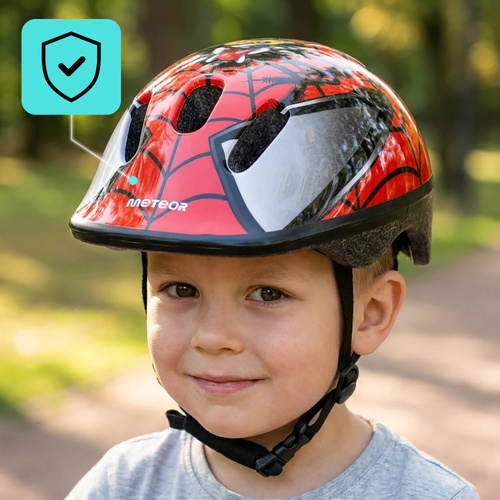 Kask rowerowy dla dzieci Meteor KS06 S 48-52 cm Spider