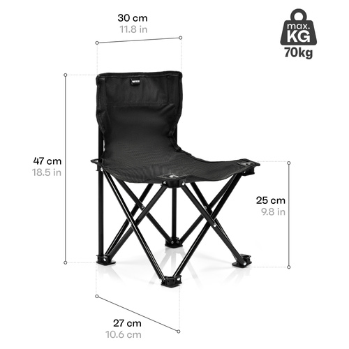 Meteor Skaut folding chair black