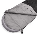 Meteor Schlafsack Safari R grau/schwarz