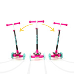 Three-wheel scooter Meteor Funny pink