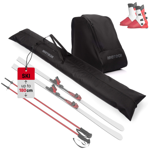 Ski-Set Meteor Croma schwarz