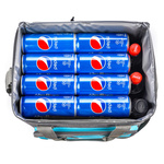 Thermal bag Meteor Frosty 30l blue / gray melange