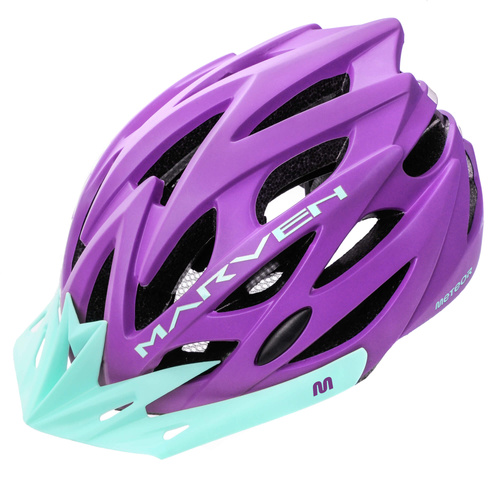 Kask rowerowy Meteor Marven L 58-61 cm fioletowy