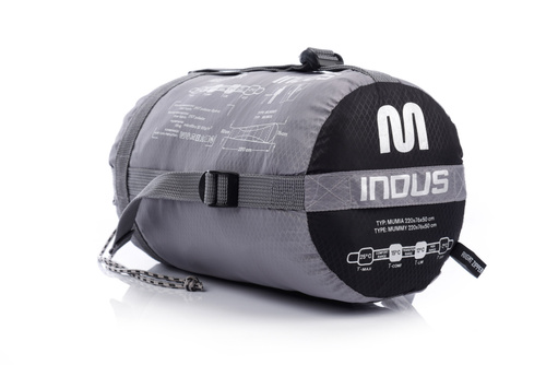 Sleeping bag Meteor Indus R gray / black